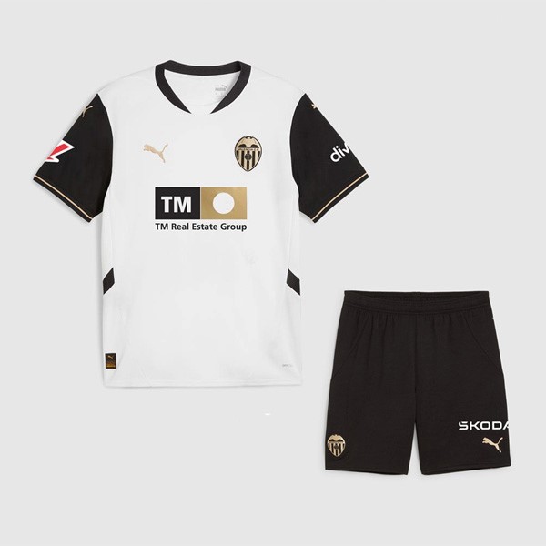 Camiseta Valencia 1ª Niño 2024-2025